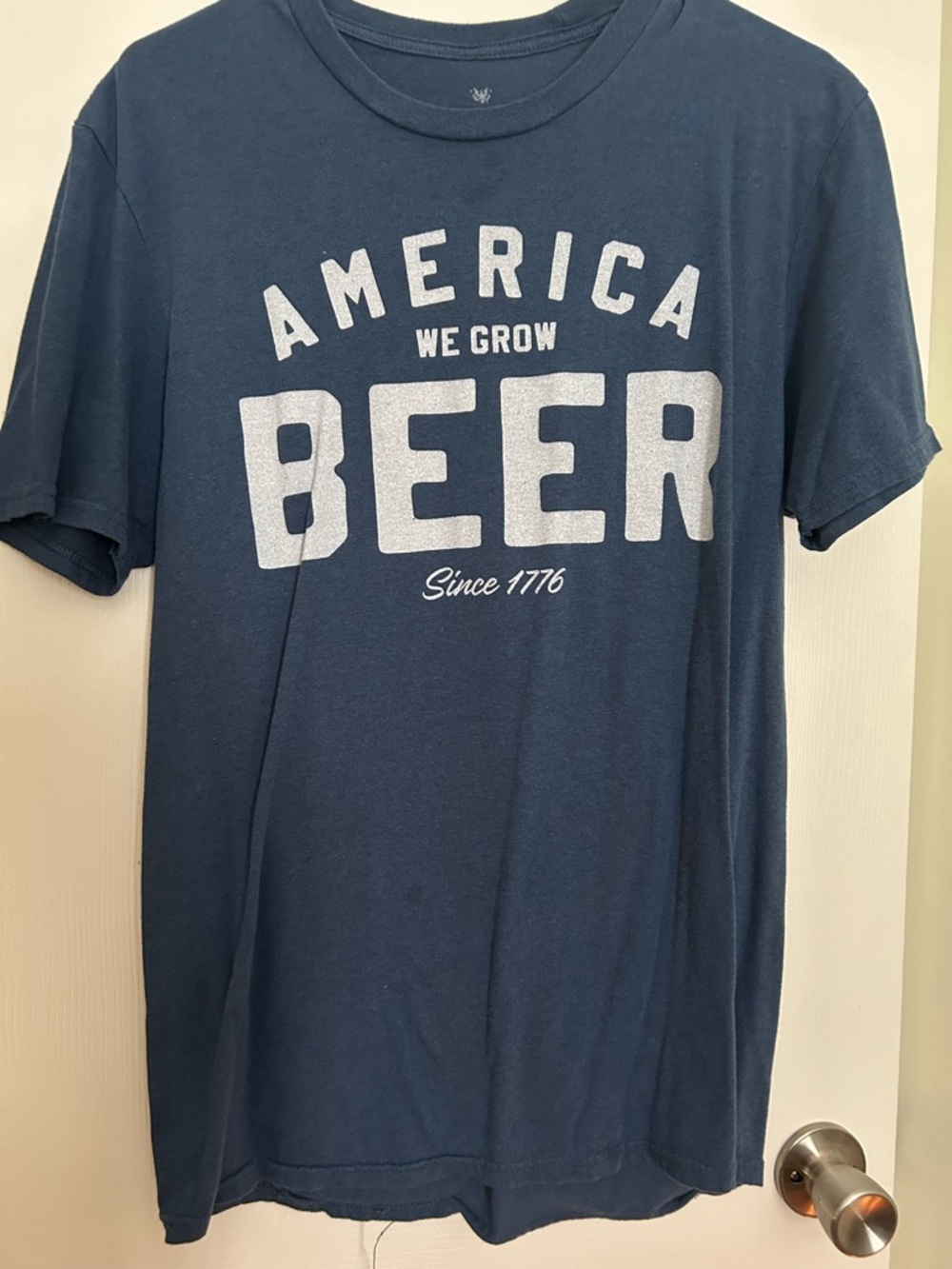 Men's Navy Graphic T‑Shirt - America Beer